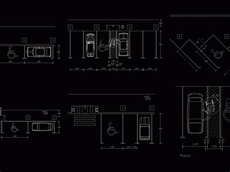 car park cad block|disabled parking cad block.